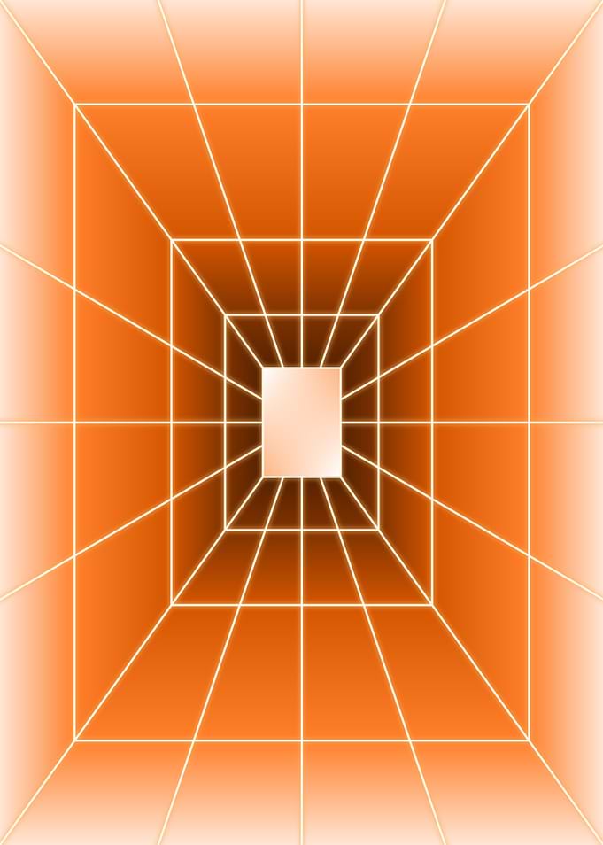Orange Rectangle Light