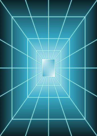 Blue Rectangle Dark