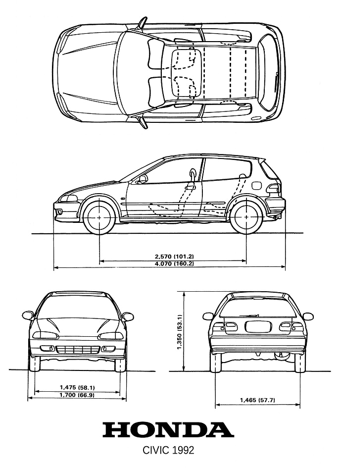 BNW Honda Civic 1992