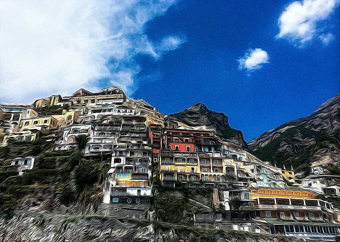 Positano in Amalfi Coast