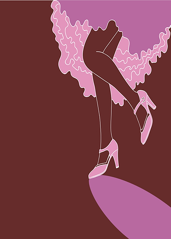 Purple Dance Illustration