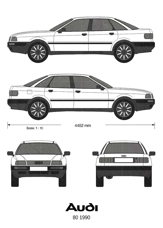 BNW Audi 80 1990