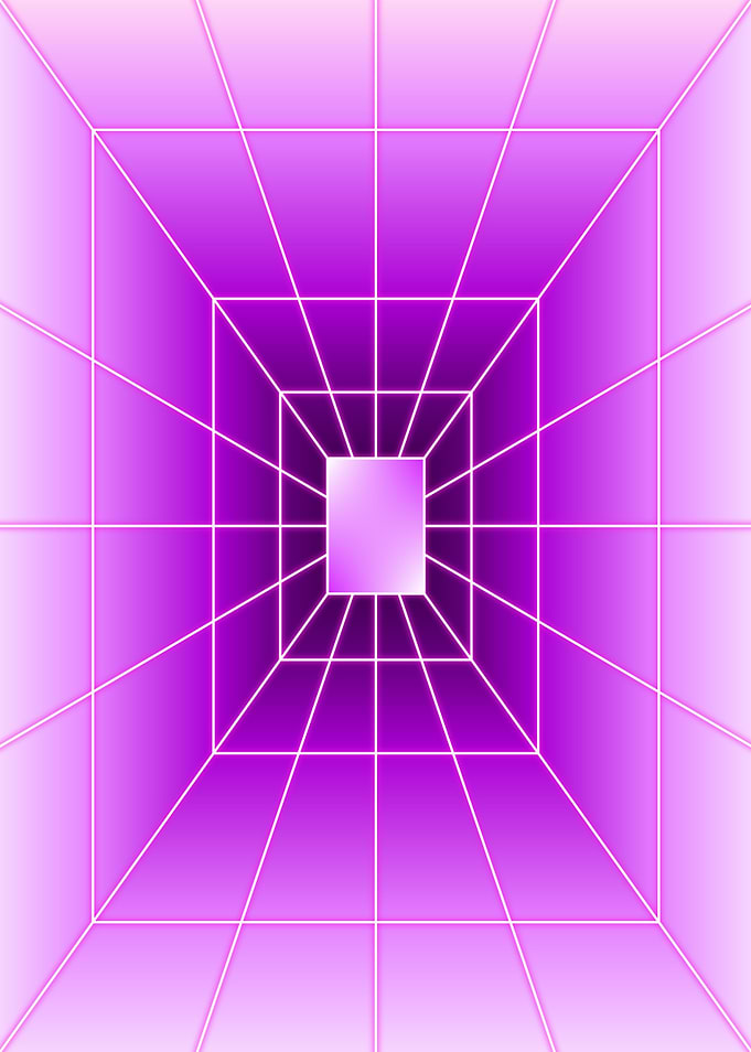 Magenta Rectangle Light