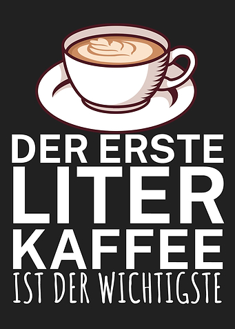 Erste Liter Kaffee
