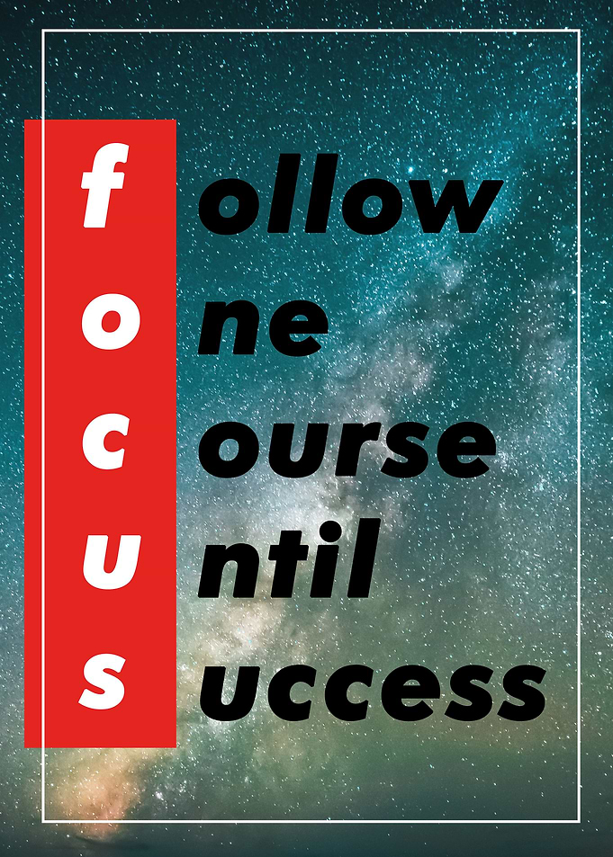 Follow one course