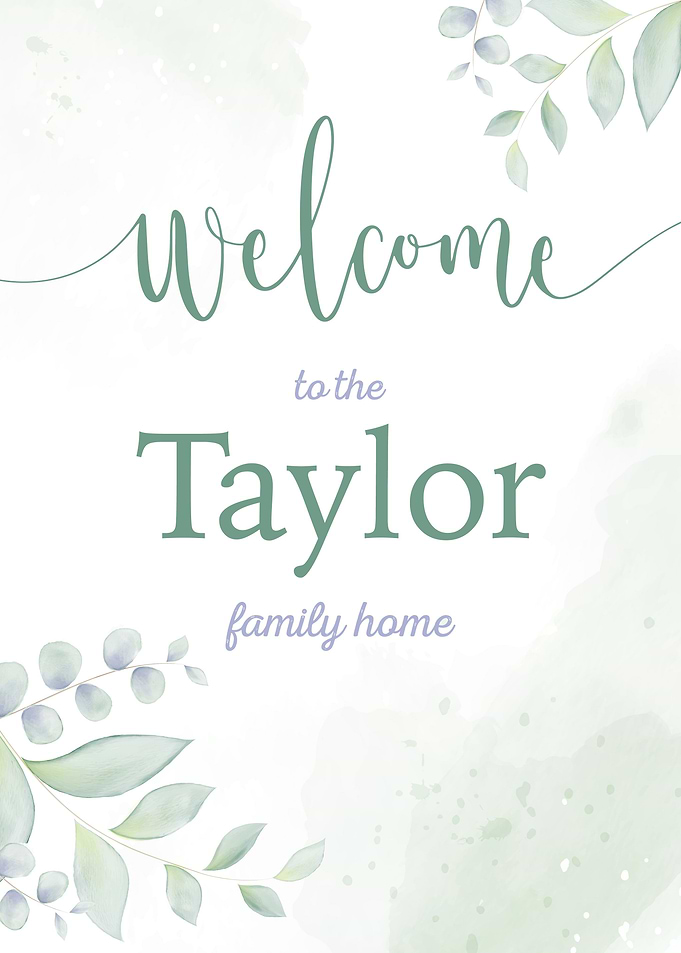 Welcome Taylor Family