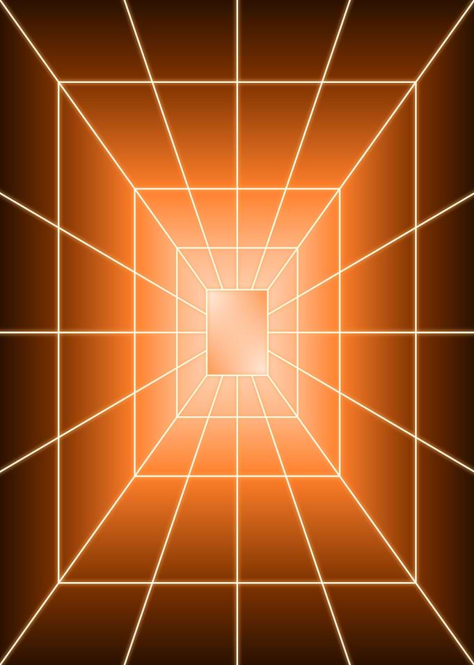 Orange Rectangle Dark
