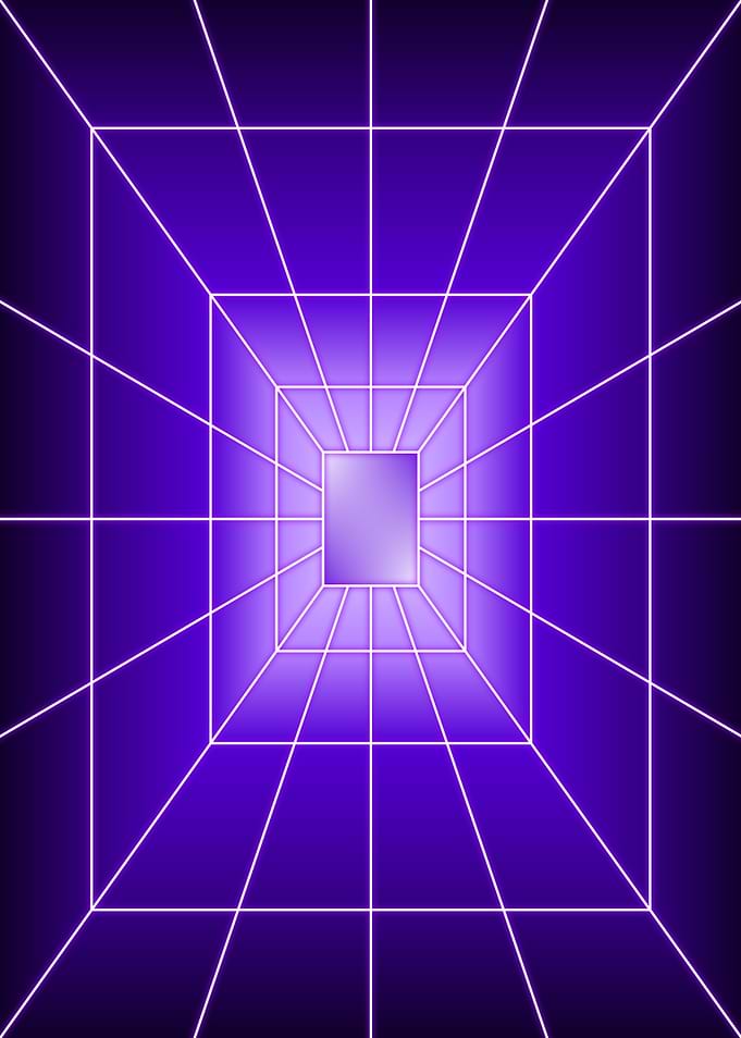 Purple Rectangle Dark