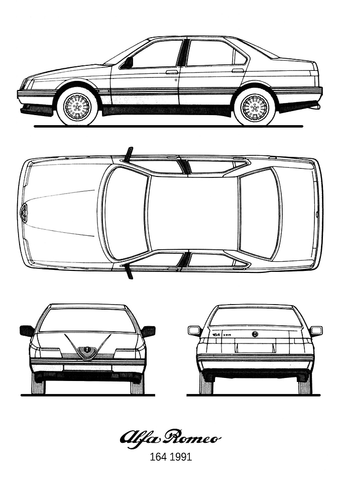 BNW Alfa Romeo 164 1991