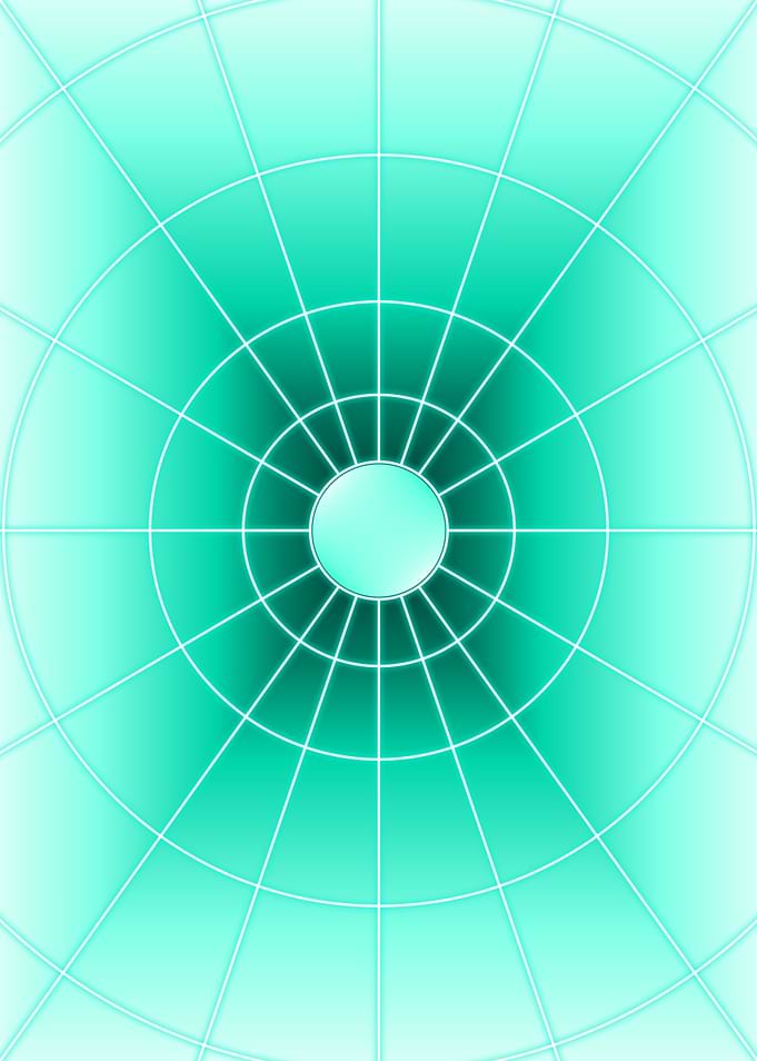 Turquoise Circle Light