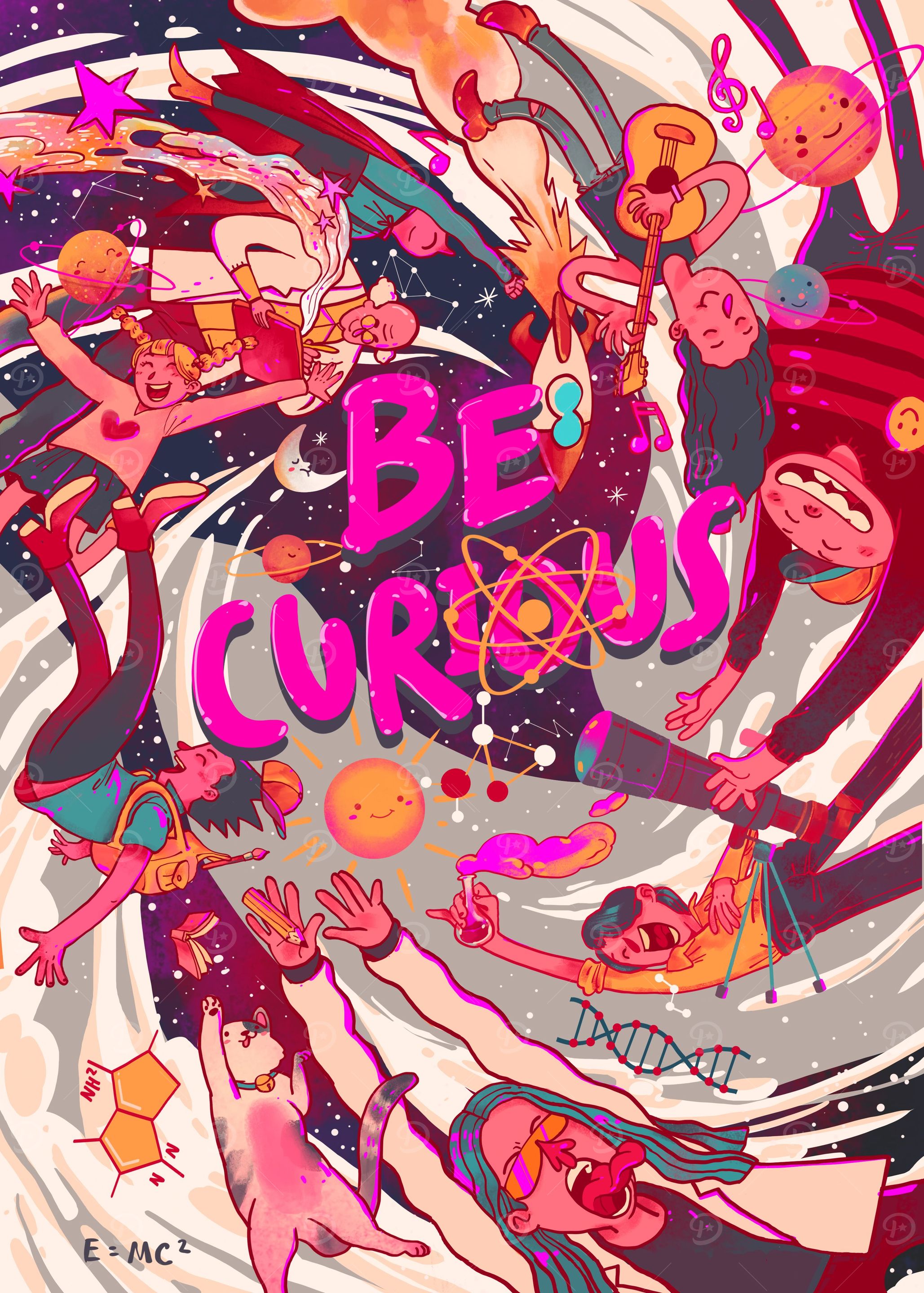 BE CURIOUS