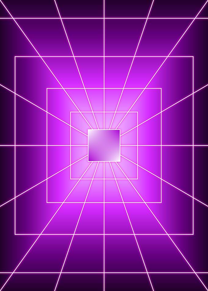 Magenta Square Dark
