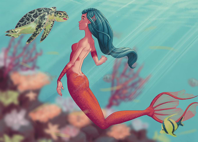 Mermaid and the Turtle