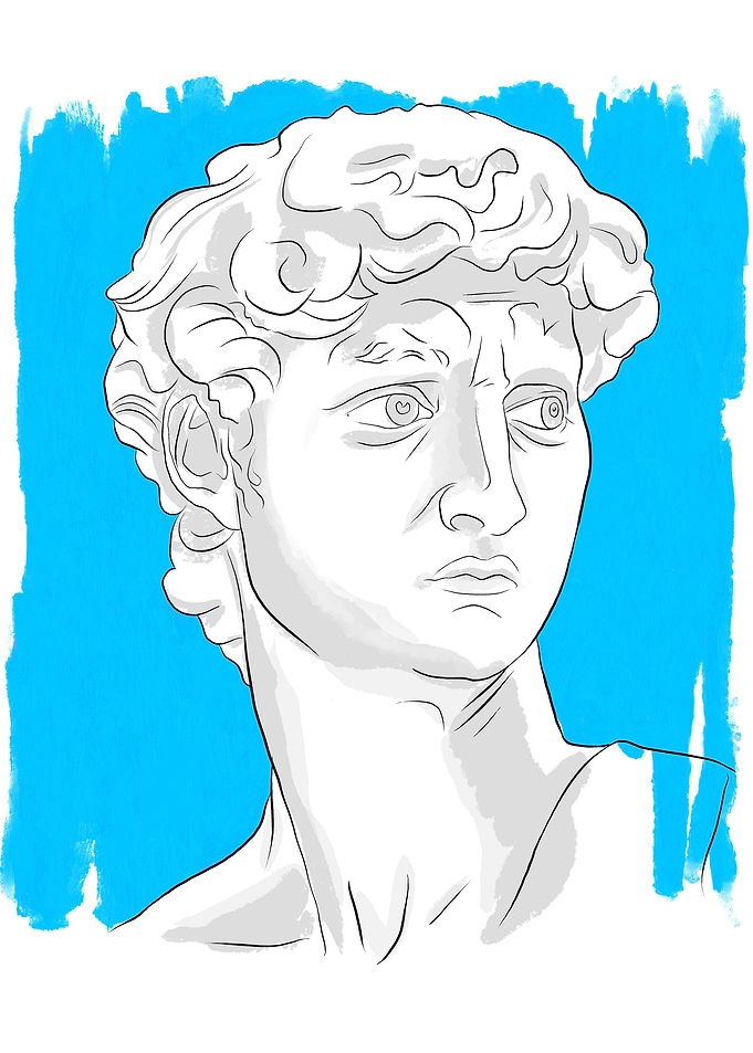 Denizko Art Statue Head