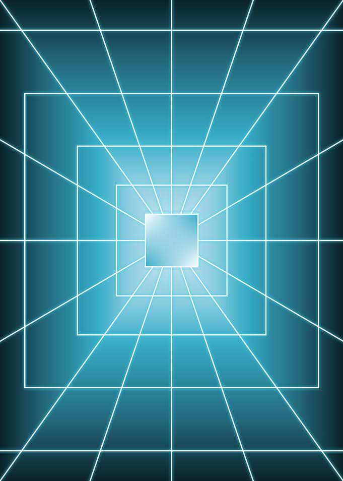Blue Square Dark