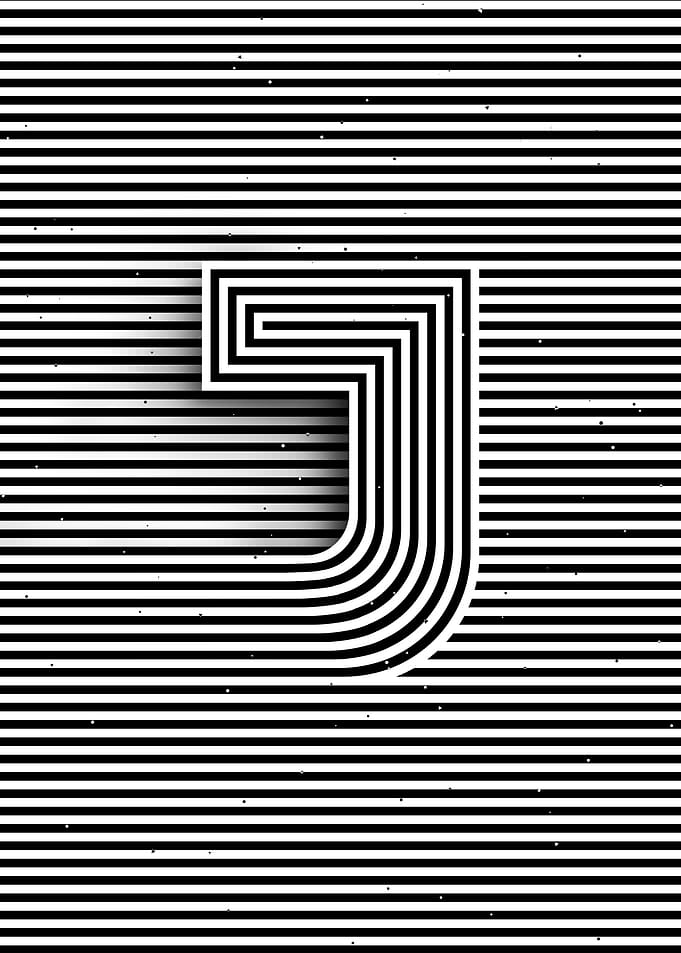 Illusive letter J