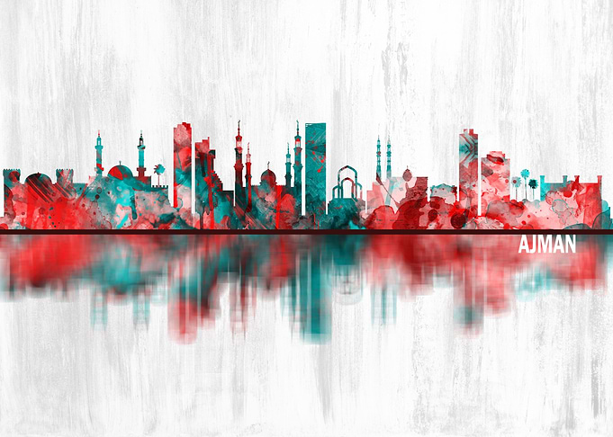 Ajman UAE Skyline