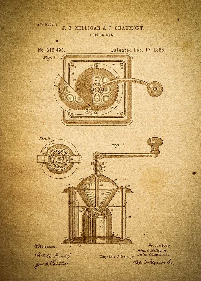 Coffee Grinder Patent