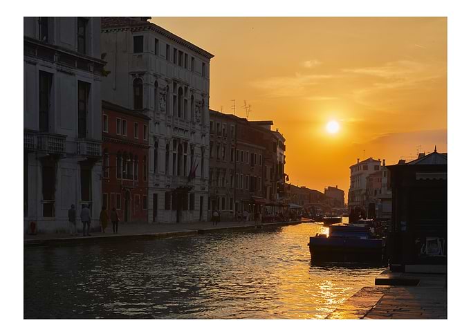 Sunset in Venice