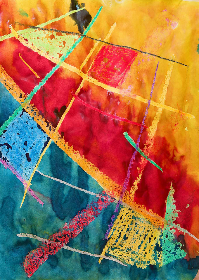 Abstract Colorful Lines