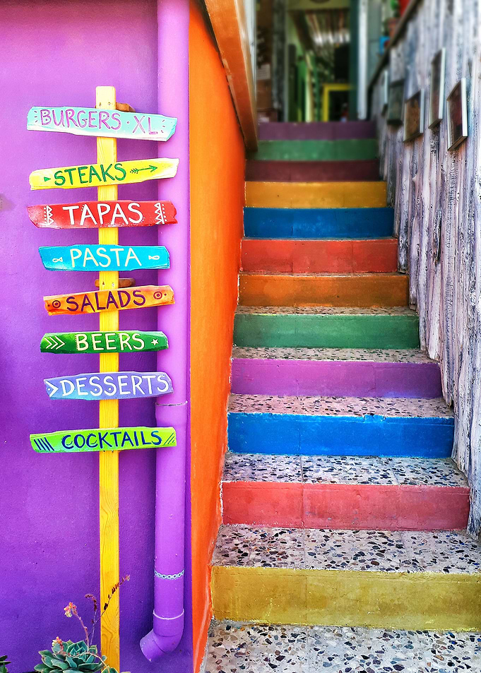 The Boho staircase