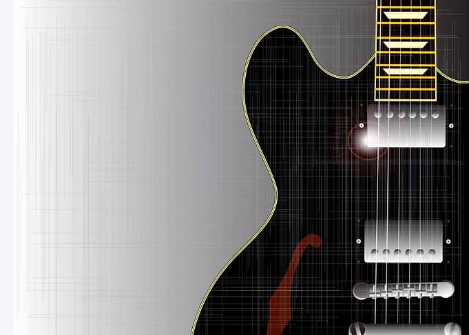 Old Grunge Blues Guitar