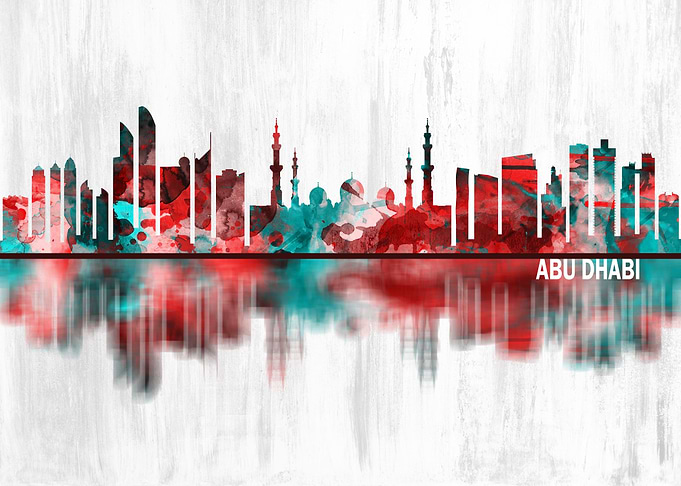 Abu Dhabi UAE Skyline
