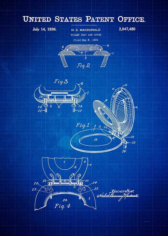 Toilet Seat Patent