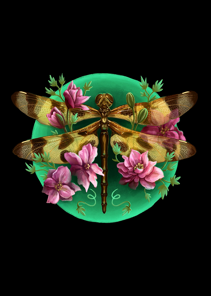 Halloween Pennant Dragonfy