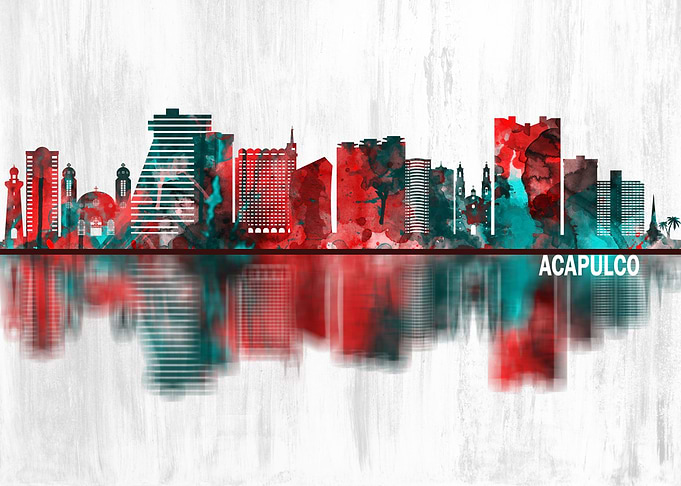 Acapulco Mexico Skyline