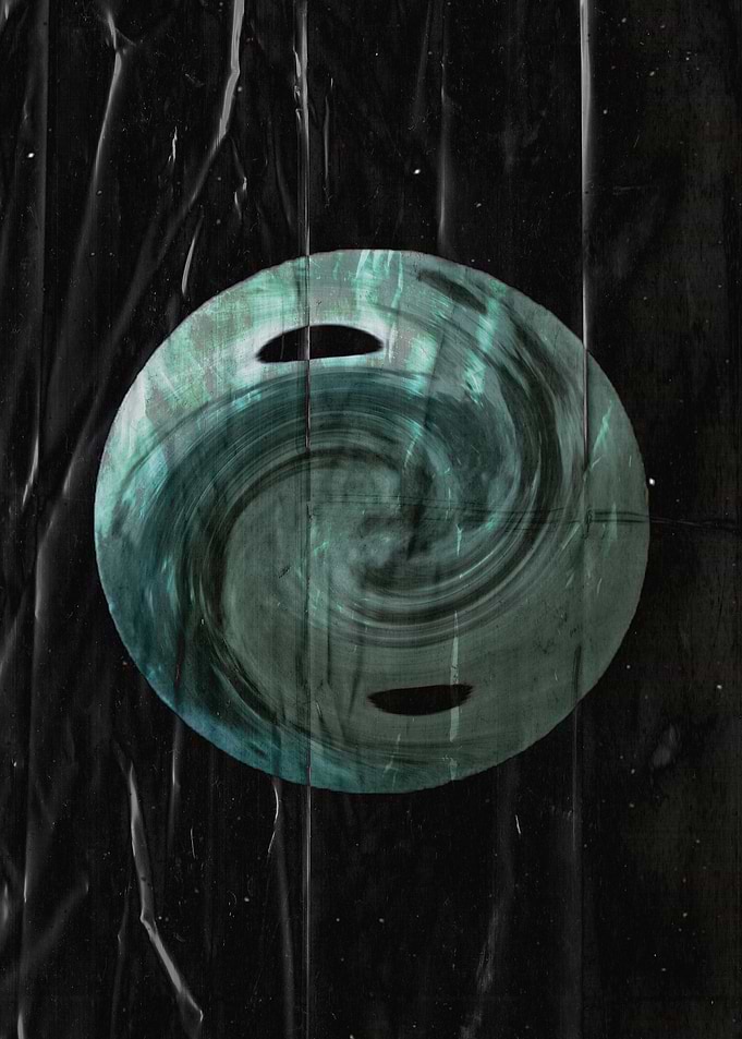 abstract moon illustration