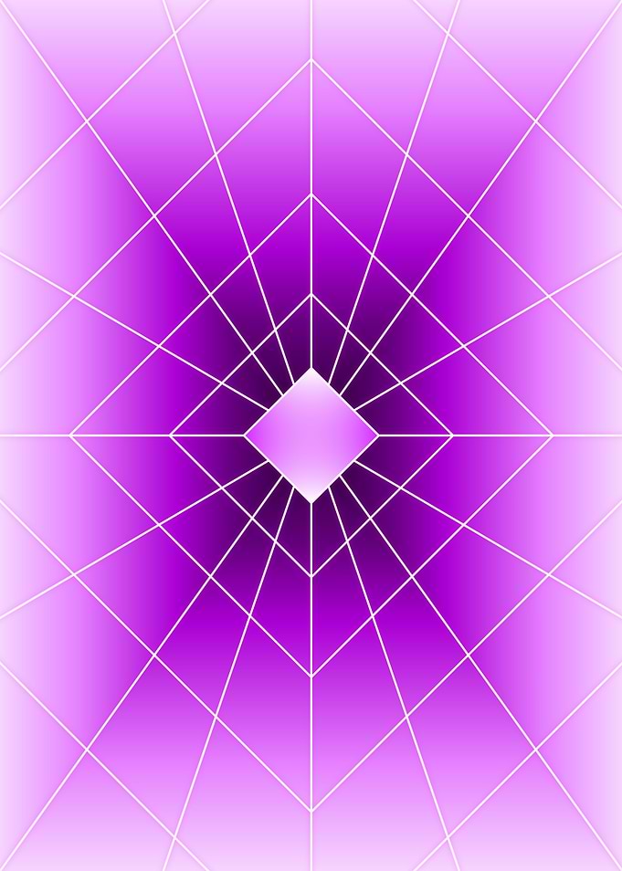 Magenta Diamond Light
