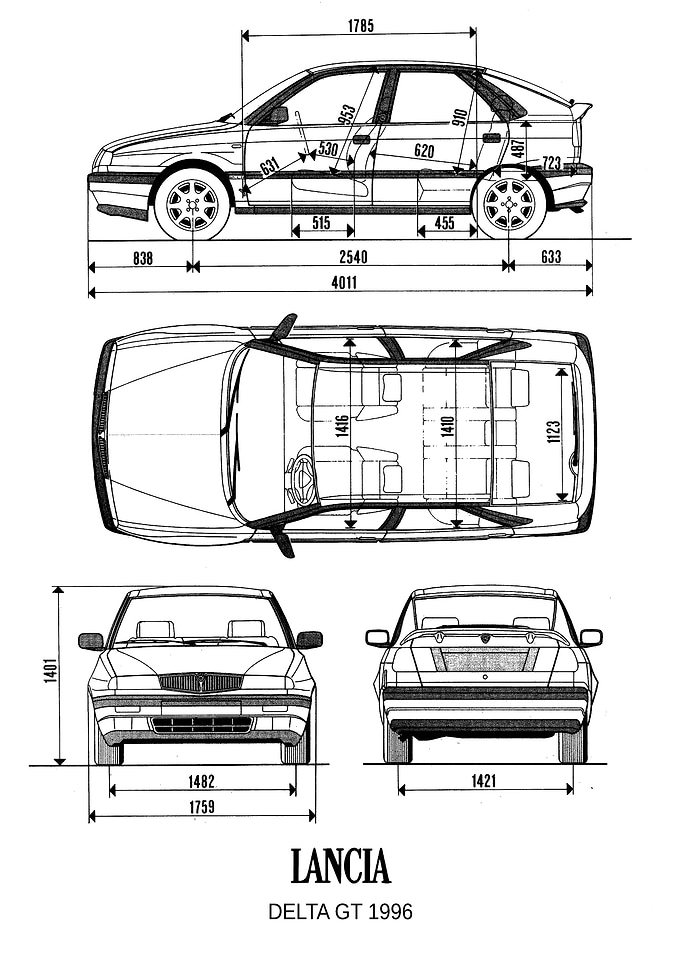 BNW Lancia Delta GT 1996