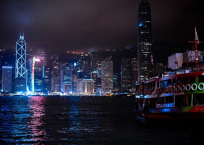 Hong Kong ship night 3