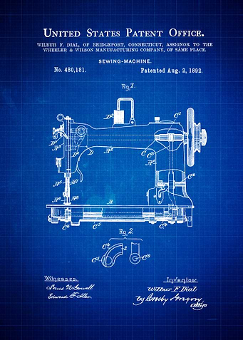 Sewing Machine Patent