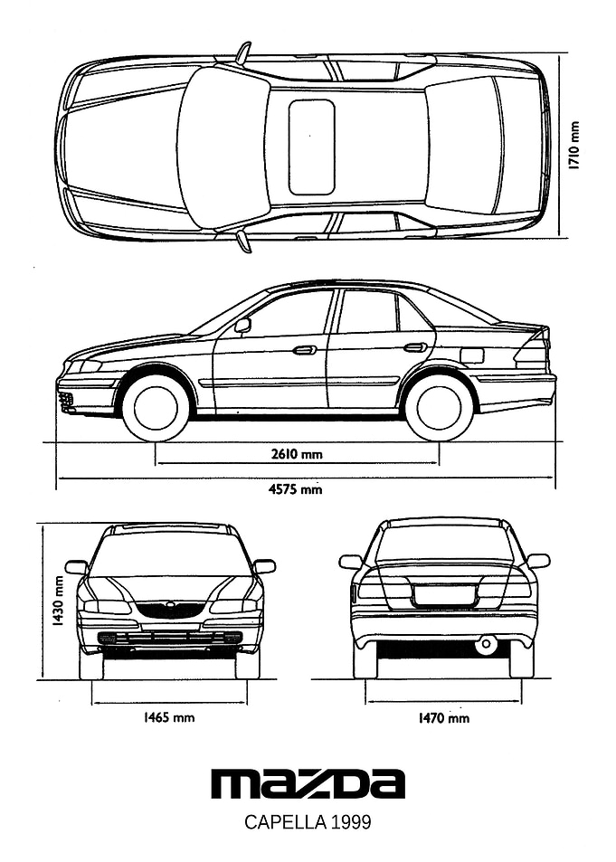 BMW Mazda Capella 1999