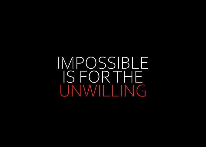 Impossible For Unwilling
