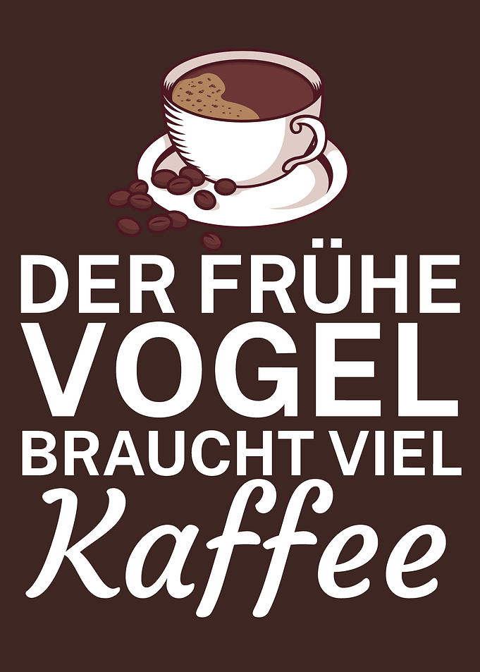 Vogel braucht viel Kaffee