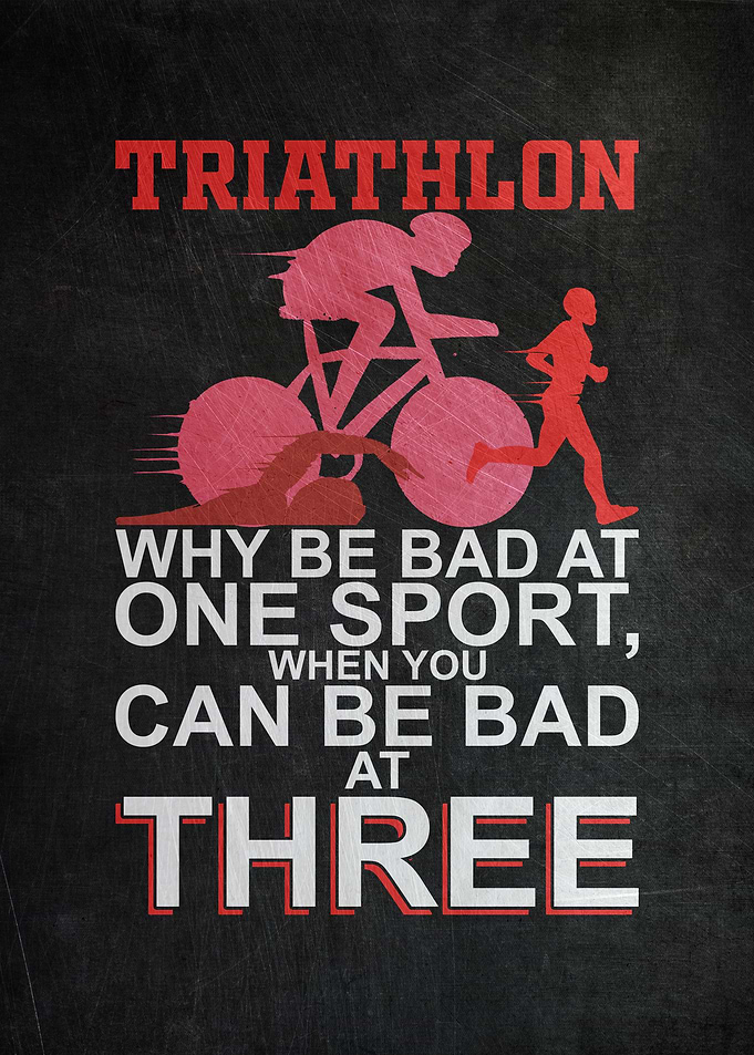 Triathlete Funny Gift