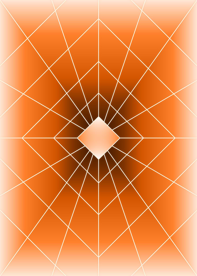 Orange Diamond Light