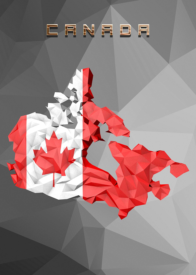 Canada Country Map