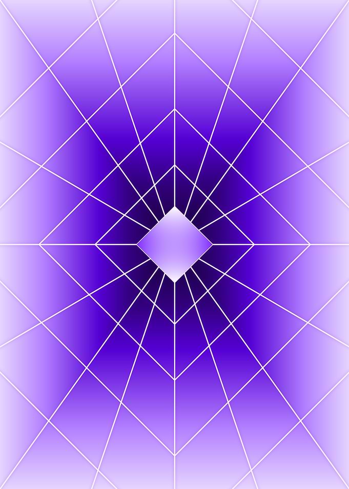 Purple Diamond Light