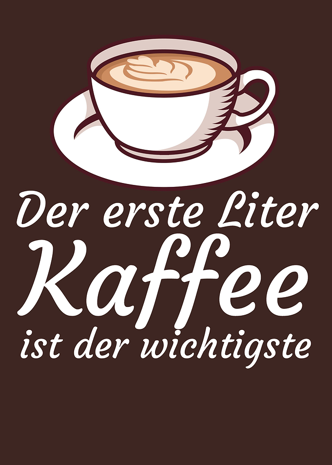 Der erste Liter Kaffee