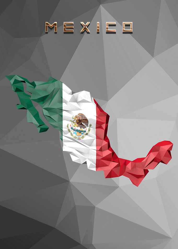 Mexico Country Map