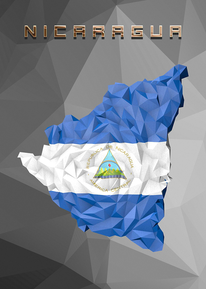 Nicaragua Country Map