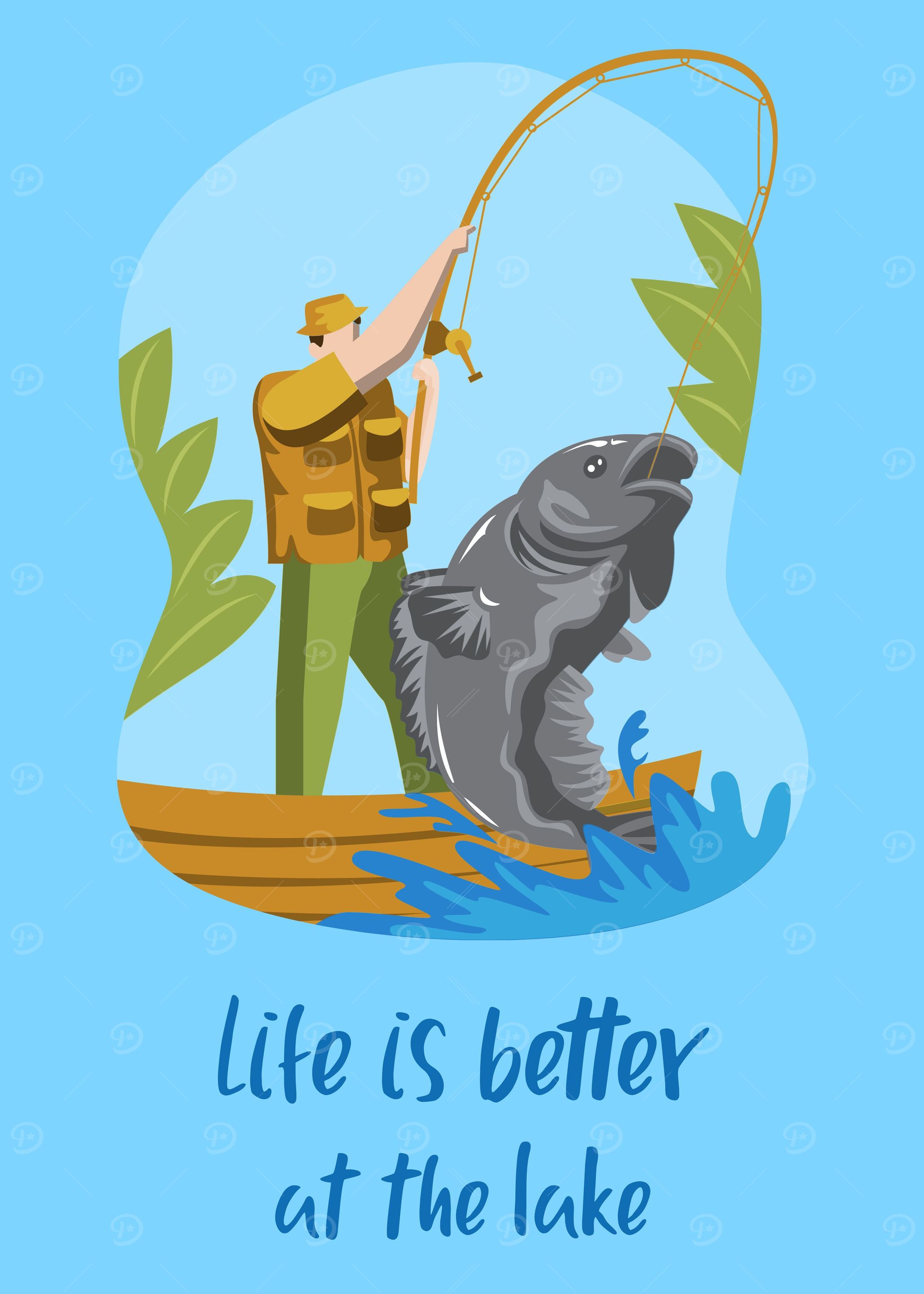 Fishing life fish quotes