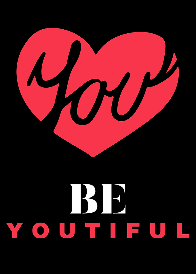 Be youtiful Love heart
