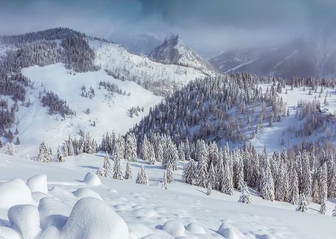 Snow Mountains Hills