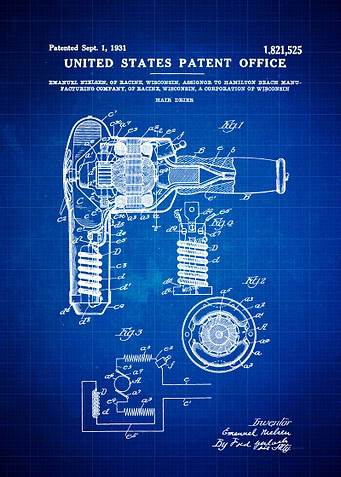Hair Dryer Patent 1931