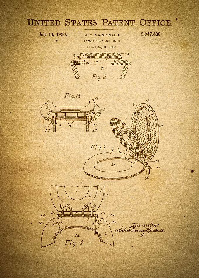 Toilet Seat Patent